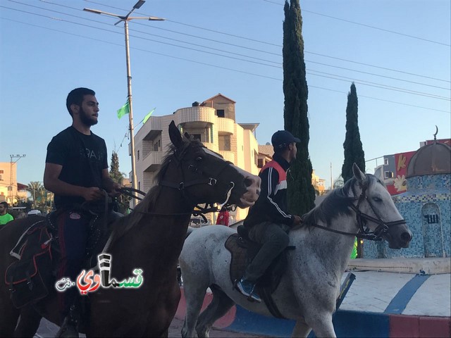 فيديو : الخياله القسماوية تجوب شوارع المدينة في مسيرة احتفالية بقدوم شهر رمضان المبارك 